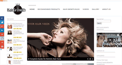 Desktop Screenshot of besthairgrowthshampoos.com